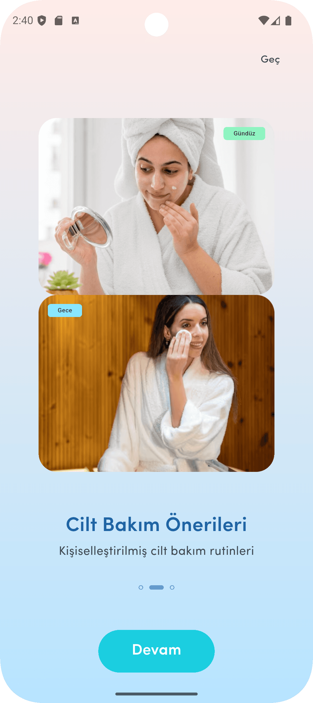 Routine Recommendations - Personalized skincare routines